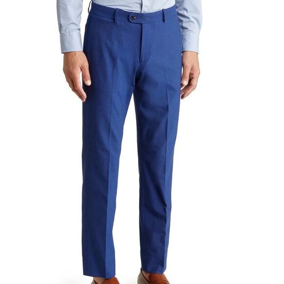 NORDSTROM RACK Suit Separates Trousers Trim Fit Blue Pants Mens 34X32 - Picture 1 of 11